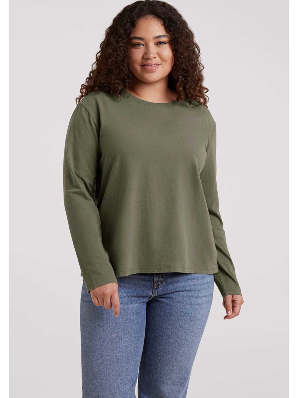 Nuuds Vintage Cotton Long Sleeve Everyday Tee